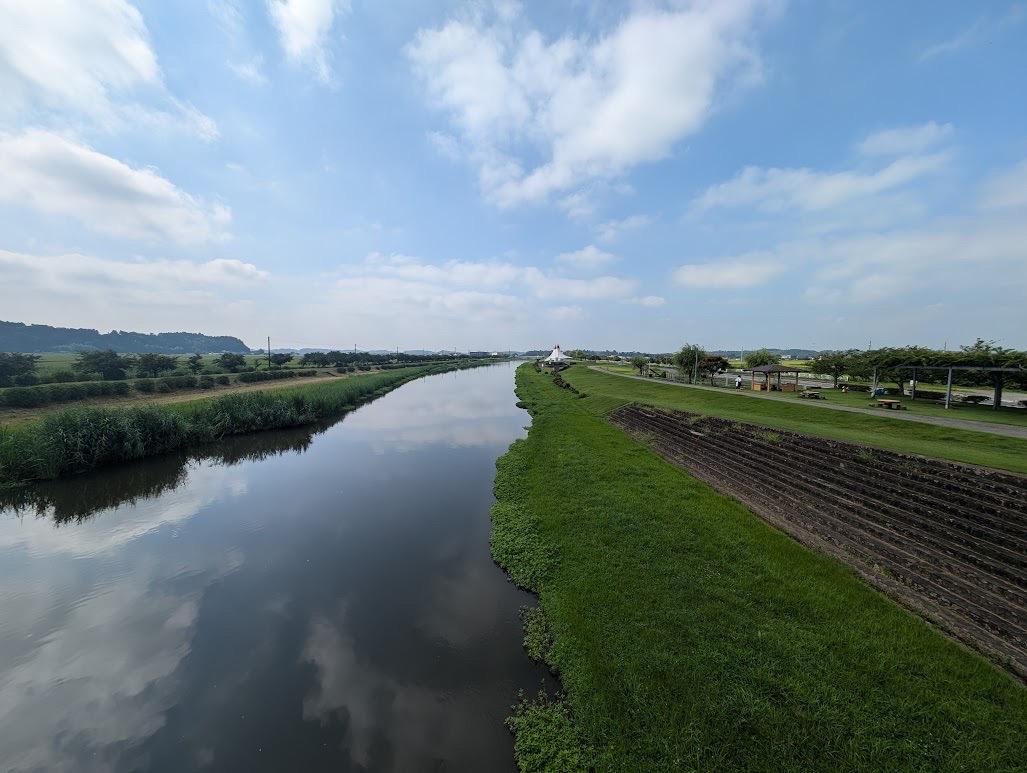 多古町の雄大な景色が、移住の大きな決め手になった（写真提供：刀根さん）